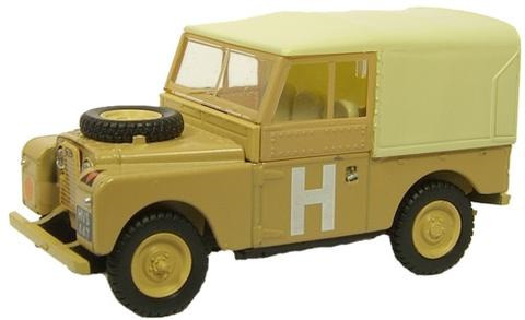 Oxford  1/148 Land Rover Series 1 88 inch - Sand Military  image