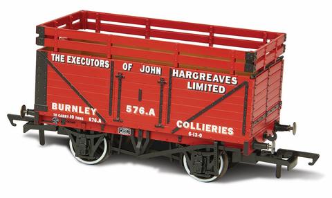 Oxford  1/76 Coke Wagon, 7 Plank, 2 Coke rails, Exec of John Hargreaves  image