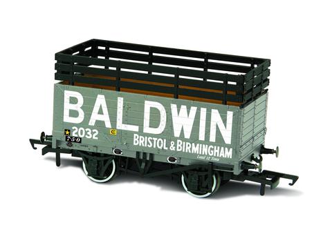 Oxford  1/76 Coke Wagon, 7 Plank, 3 Coke rails, Baldwin 2032  image