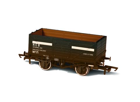 Oxford 1/76 Mineral Wagon, 7 Plank, NCB Internal User - Weathered image