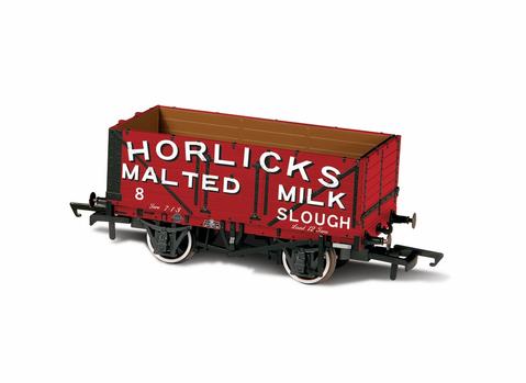Oxford 1/76 Mineral Wagon 7 Plank, Howlicks Malted Milk Slough 8 image