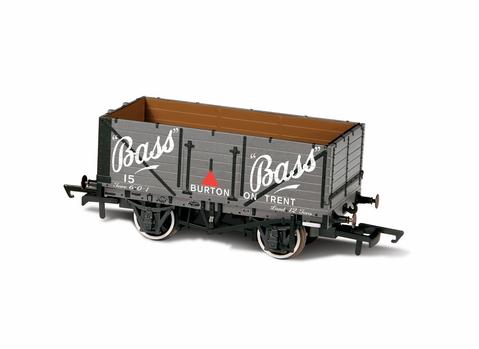 Oxford 1/76 Mineral Wagon, 7 Plank, Bass Burton on Thames No 15 image