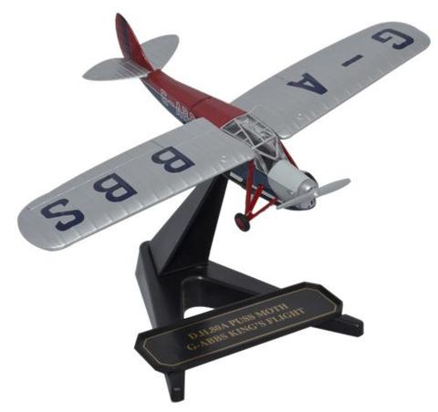 Oxford 1/72 De Havilland Puss Moth - G-ABBS Kings Flight  image