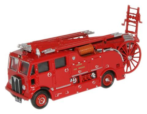 Oxford 1/76 AEC Regent III Fire Engine London Fire Service image
