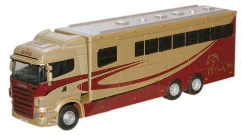 Oxford  1/76 Scania Highline Horsebox  image