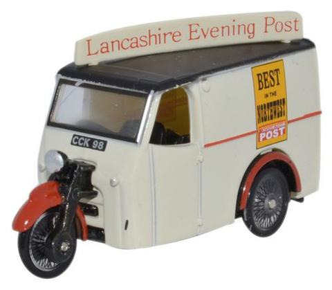 Oxford  1/76 Tricycle Van Lancashire Evening Post image