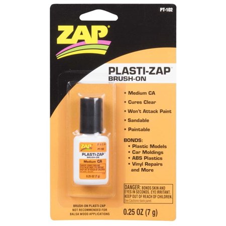 Zap Plasti-Zap CA Medium Brush-on Orange Label (7g) image
