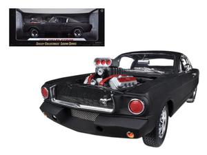 Shelby Collectables 1/18 1965 Shelby GT350R with Drag Racing Engine Matte Black image