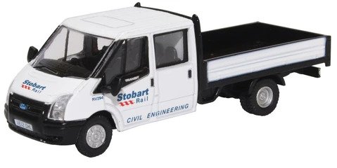 Oxford 1/76 Ford Transit Dropside Stobbart image
