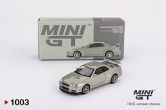 Mini GT 1/64 Nissan Skyline GT-R (R34) V-Spec II Nur - Millenium Jade image