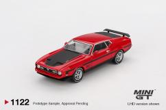 Mini GT 1/64 Ford Mustang Mach1 1971 Race Red image