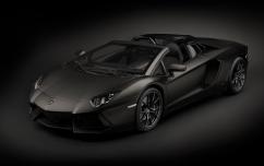 Pocher 1/8 Lamborghini Aventador Roadster Nero Nemesis Kitset image