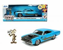 Jada 1/24 70' Plymouth Road Runner w/ Wile E. Coyote - HW Rides image