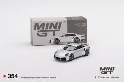 Mini GT 1/64 Porsche 911 Turbo GT Silver Metallic image