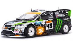 SunStar 1/18 Ford Focus RS WRC 2012 #43 Ken Block - Russia image
