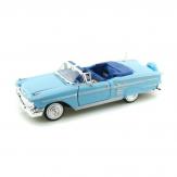 Motormax 1/24 Chevrolet Impala Convertible 1958 - Light Blue image