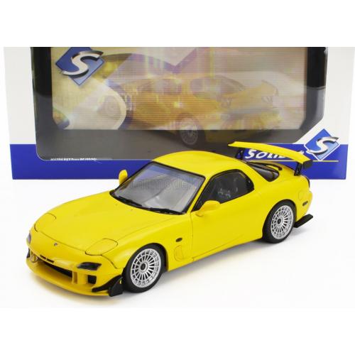 Solido 1/18 Mazda RX-7 FD RS Streetfighter 1994 Yellow - DiecastModels
