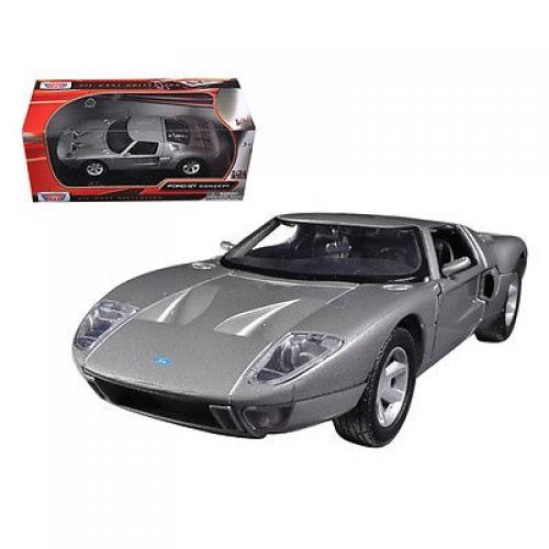 Motormax 1 24 Ford GT Concept Silver DiecastModels