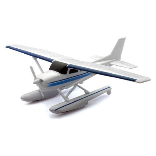 NEW NewRay 1:42 Cessna 172 Skyhawk with Wheel Diecast Aircraft, 