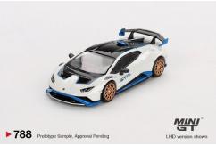 Mini GT 1/64 Lamborghini Huracan STO Bianco Asopo image