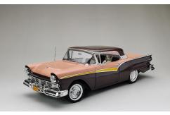 SunStar 1/18 Ford Fairlane 500 Skyliner Silver Mocha/Coral Sand image