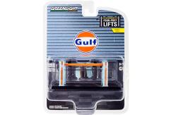 Greenlight 1/64 Four Post Lift - Gulf Oil image