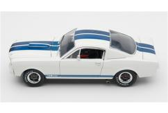 Shelby Collectables 1/18 1966 Shelby GT350 with Carrol Shelby Signature White/Blue image