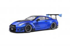 Solido 1/18 Nissan GT-R R35 with LB Works Body Kit 2.0 2020 Met. Blue image