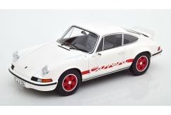 Norev 1/18 1972 Porsche 911 RS - White with Red Deco image