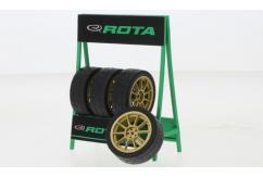 IXO Models 1/18 Rota Wheel, Tire & Stand Set image