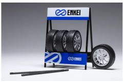 IXO Models 1/18 Enkei Wheel, Tire & Stand Set image