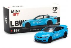Mini GT 1/64 BMW M4 Liberty Walk Baby Blue image