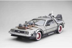 SunStar 1/18 De Lorean "Back to the Future III" **DAMAGED BOX** image