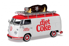 Corgi 1/43 Diet Coke Volkswagen Type 2 (T1) Split Screen Panel Campervan image