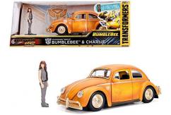 Jada 1/24 VW Beetle Bumblebee with Figurine image