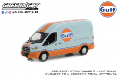 Greenlight 1/64 2019 Ford Transit LWB High Roof - Gulf image