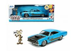 Jada 1/24 70' Plymouth Road Runner w/ Wile E. Coyote - HW Rides image