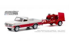 Greenlight 1/64 1972 Ford F-100 & 1920 Indian Scout Motorbike image