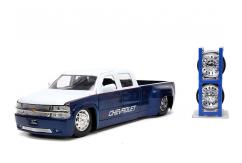 Jada 1/24 1999 Chevrolet Silverado Dually w/ Extra Wheels image