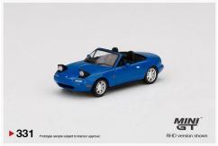 Mini GT 1/64 Mazda Eunos MX-5 Roadster Mariner Blue (Lights Up) image