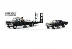 Greenlight 1/64 1968 Ford F-350 with 1966 Shelby Mustang GT350H image