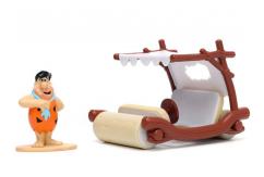 Jada 1/32 The Flintstones Flintmobile w/ Fred Flintstone image