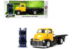 Jada 1/24 1952 Chevrolet COE Flatbed w/ Extra Wheels image