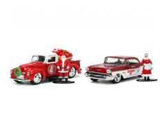 Jada 1/32 Santa & Mrs Claus Twin Pack image