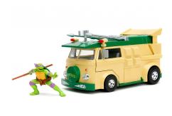Jada 1/24 Party Wagon with Donatello - Teenage Mutant Ninja Turtles image