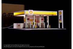 G-Fans 1/64 Shell Service Station with LED Lights image