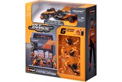 Bburago 1/43 McLaren MCL38 F1 Pit Stop Miami Grand Prix 2024 image