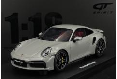 GT Spirit 1/18 Porsche 911 Turbo S Type 992 2020 Chalk Grey image