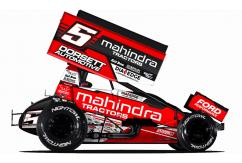 ACME 1/50 Mahindra Tractors Sprint Car #5 Chase Briscoe image