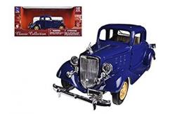 New Ray 1/32 1933 Chevrolet Two Passenger 5 Window Coupe Blue image